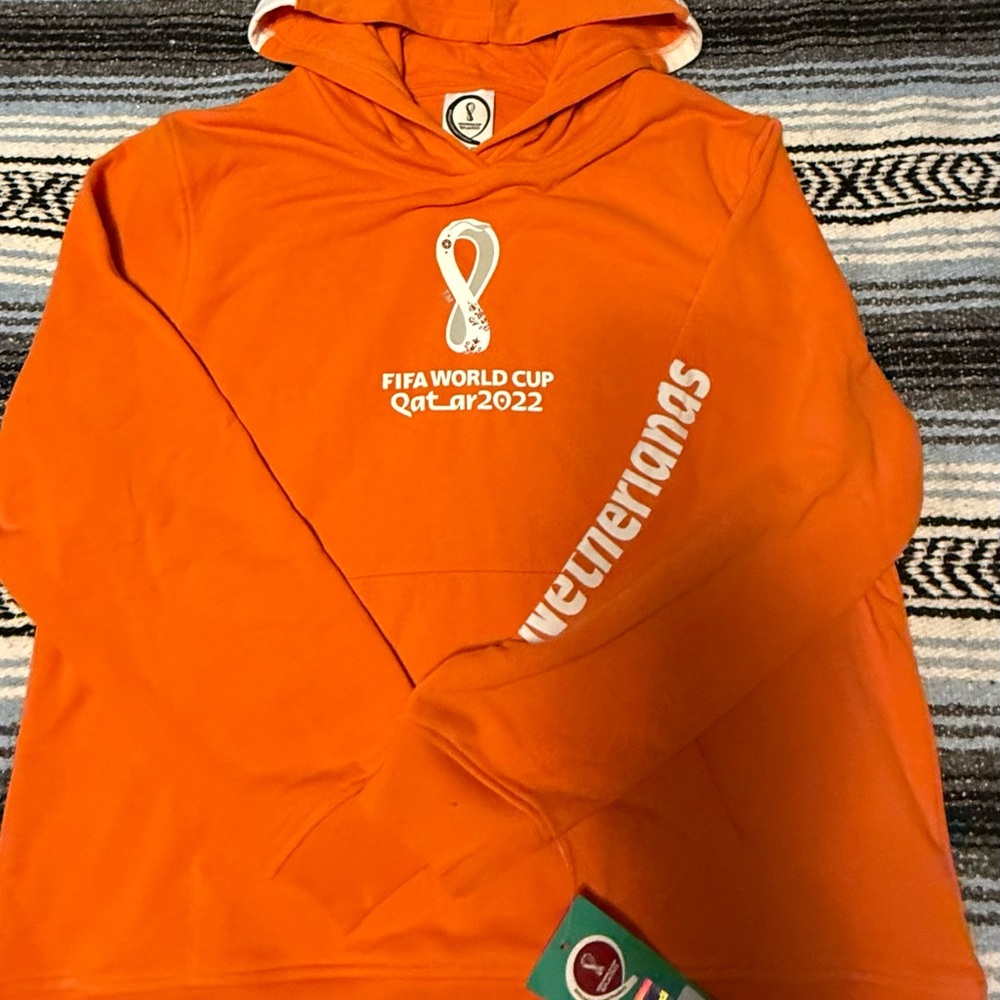 FIFA World Cup Qatar 2022 Orange Hoodie